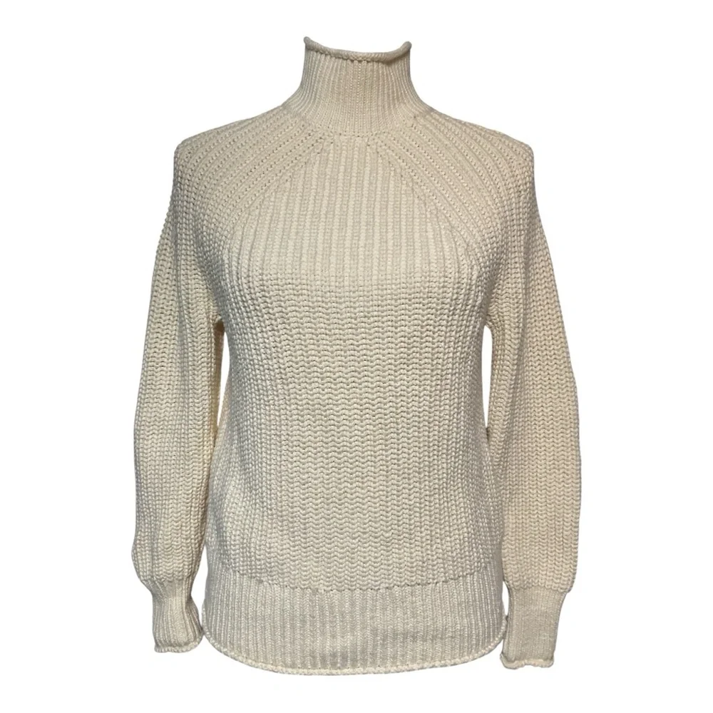 J. Crew Roll Neck Cotton Sweater Size XXS